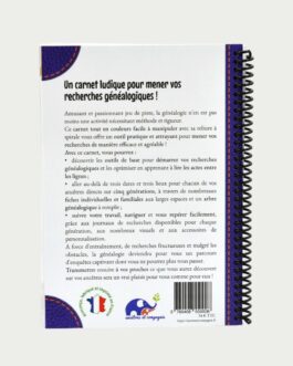 Livre généalogique à remplir “Le carnet de mes ancêtres”