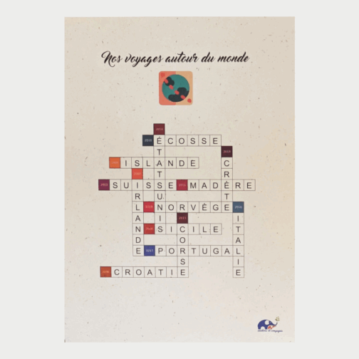 Affiche mots fléchés 13 mots