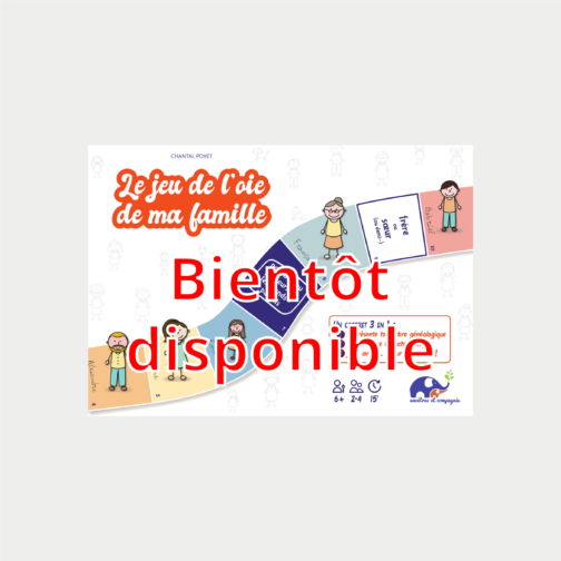 Couverture du Jeu de l'oie de ma famille, produit bientôt disponible